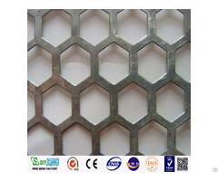 Dust Suppression And Wind Proofing Wall Perforated Metal Mesh