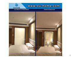 Electronically Controlled Atomized Glass Film Household Bathroom Partition