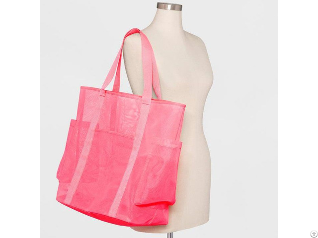 Customized Fashion Mesh Beach Bag