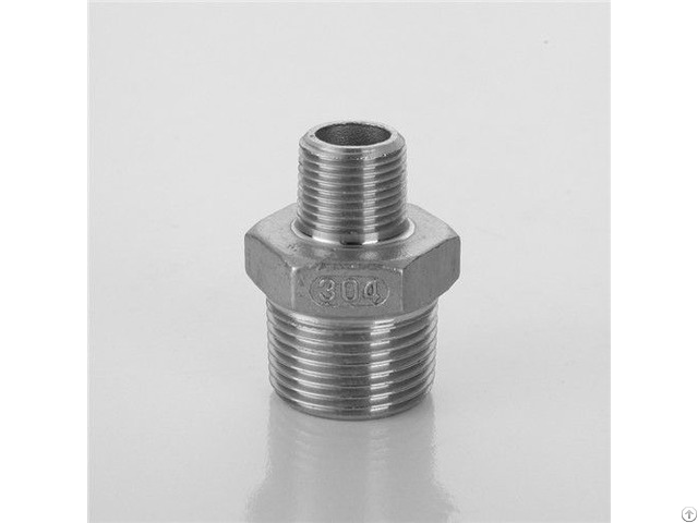 China Customized Stainless Steel Reducing Hex Nipple Manufacture