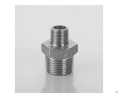 China Customized Stainless Steel Reducing Hex Nipple Manufacture