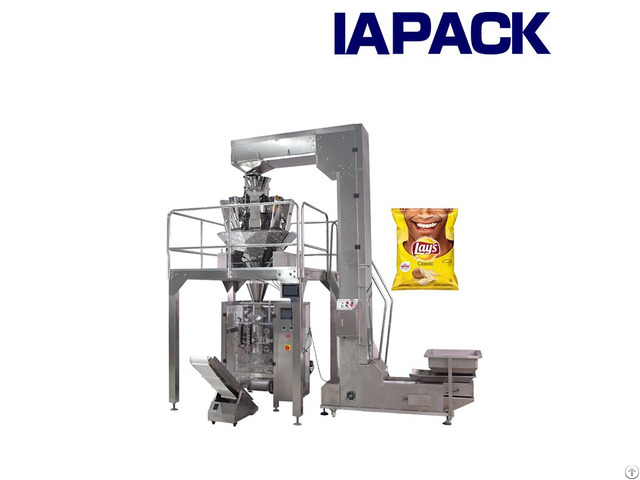 Snacks And Namkeen Packaging Machine With Multi Head Weigher