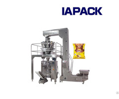 Snacks And Namkeen Packaging Machine With Multi Head Weigher
