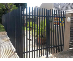 Pvc Palisade Fence With Bright And Beautiful Surface