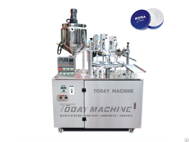 Semi Auto Soft Tube Filling And Sealing Machine For Cream