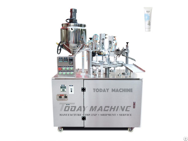 Semi Auto Soft Tube Filling And Sealing Machine