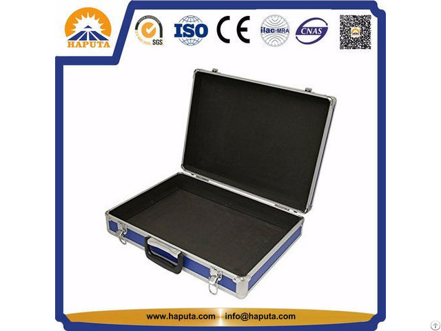 Blue Aluminium Hard Briefcase For Business Travel