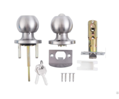 Modern Entrance Door Knobs Handles Featuring In Stainless Steel Finished 587 Tubular Knob Lock