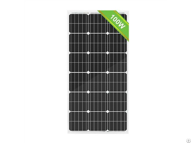 Eco Worthy 100 Watt Monocrystalline Solar Panel 12 Volts Module