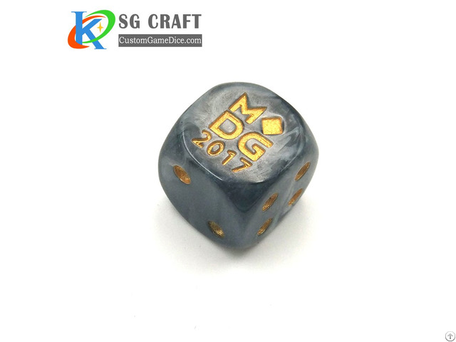 New Design Printed Colored Dices Rpg Dnd Polyhedral Shape Custom Dice