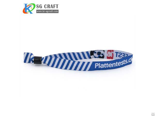 Fashion Fabric Textile Woven Festival Custom Wristband