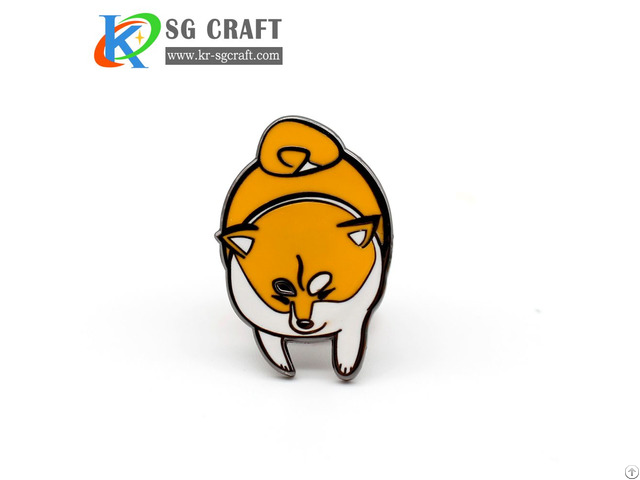 Sgcraft Custom Made Hard Enamel Cute Animal Metal Lapel Pin