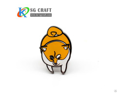 Sgcraft Custom Made Hard Enamel Cute Animal Metal Lapel Pin
