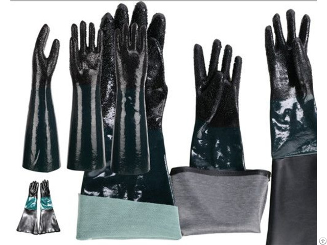 Pvc Luokou Oil Resistant Gloves