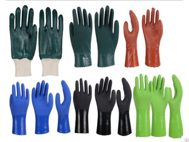 Non Slip Pvc Scrub Gloves