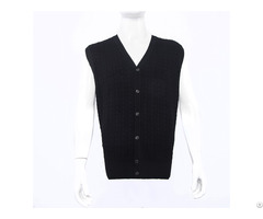 Men High End Pure Wool Sweater With Button