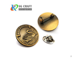 Custom Round Logo Blank Metal Material Tin Button Pin Badge