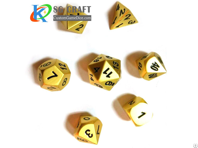 Custom Metal Dice