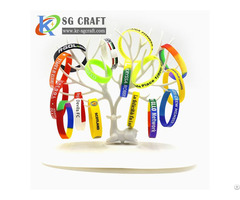 Factory Direct Sales Cheap Custom Made Silicone Bracelet Wristband