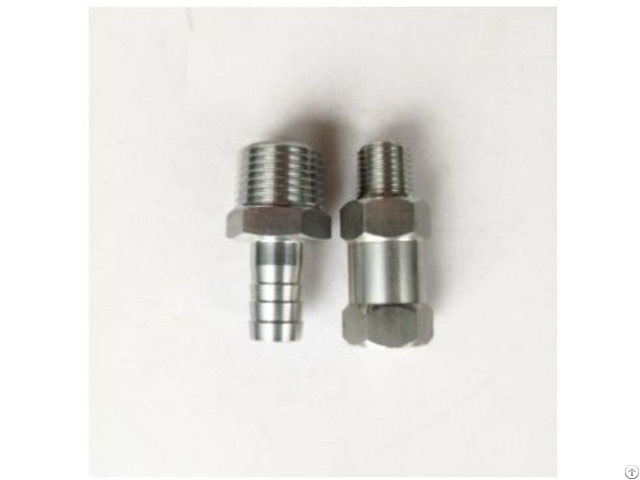 Ss304 Ss316 Machining Parts Male Thread Equal Combination Hose Nipple For Plumbing Pipes