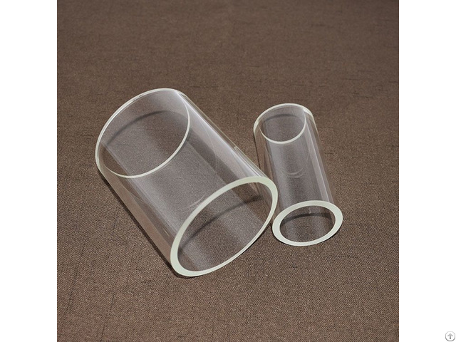 High Temperature Clear Polishing Quartz Glass Tube