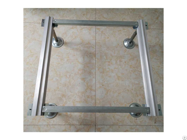 Modular Aluminum Alloy Column Track Pedestal System