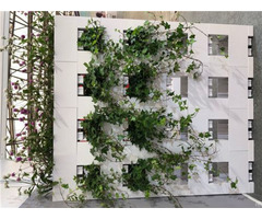Grass Flower Pot Made For Wall Partition