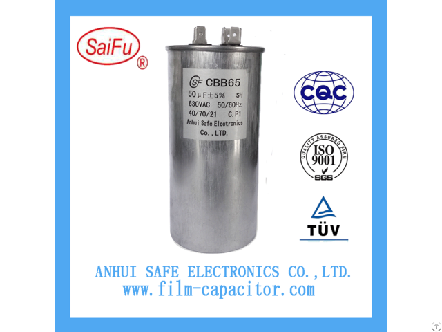 Cbb65 Ac Motor Capacitor 450 Vac 50uf