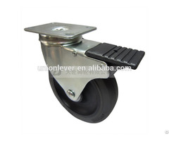 Swivel 5 Inch Plate Type Caster With Brake