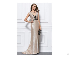 Customized Alluring Prom Gown Long Train Bridesmaid Evening Dresses