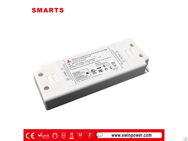 12vdc 1amp 12w Constant Voltage Bulbs Triac Dimmable Led Driver