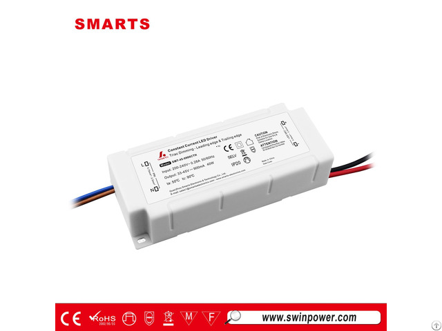 Triac Dimmable Constant Current Led Driver 700ma 900ma 40w