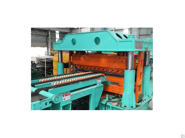 Chinese Automatic Metal Coil Trapezoidal Shear Cut To Length Line