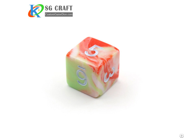 3colors Plastic Dice