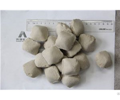High Caf2 70 95 Percent Low Silicion Fluorspar Briquette Ball For Steel Making
