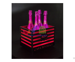 Champagne Led Ice Bucket With Bars