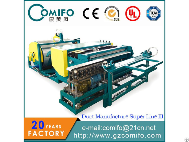 Duct Manufacture Super Line 3 Pipe Making Machine