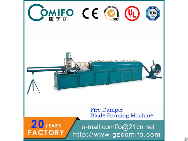 Fire Damper Blade Forming Machine