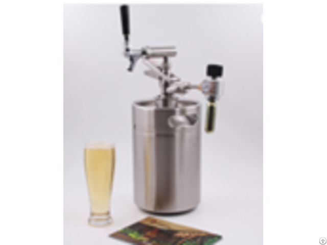 5l Stainless Steel Beer Keg With A S Type Spear And Coupler