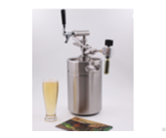 5l Stainless Steel Beer Keg With A S Type Spear And Coupler
