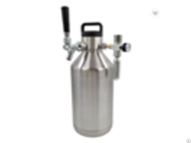 Classic Stainless Steel 128oz Water Bottle Or Called It 128 Oz Beer Growler