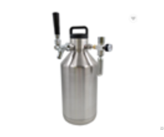 Classic Stainless Steel 128oz Water Bottle Or Called It 128 Oz Beer Growler