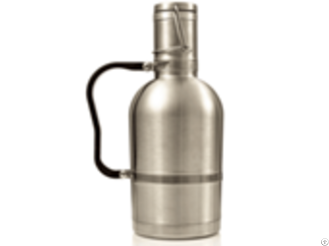 The Custom Designed 2l Stainless Steel Vacuum Insulated Beer Growler Keg