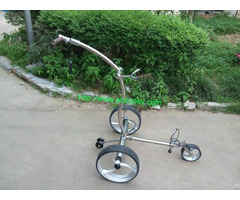 009r Remote Stainless Steel Golf Trolley