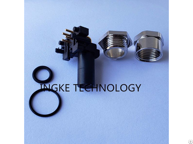 Te 3 2172079 2 M12 4 Female Sockets Circular Connector