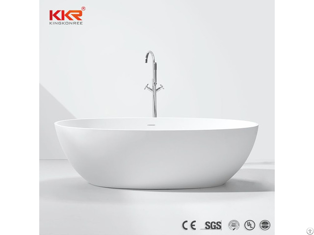 Acrylic Solid Surface Freestanding Bathtub