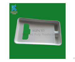 Paper Pulp Molded Cell Phone Packaging Tray Container