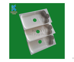 Eco Friendly Biodegradable Paper Pulp Mold Cell Phone Packaging Tray