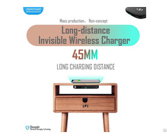 45mm Long Distance Qi Invisible Wireless Charger For Furniture