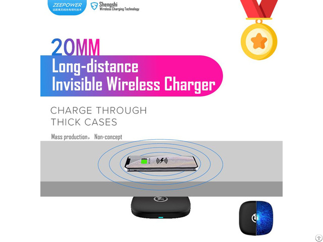 20mm Long Distance Qi Invisible Wireless Charger For Furniture